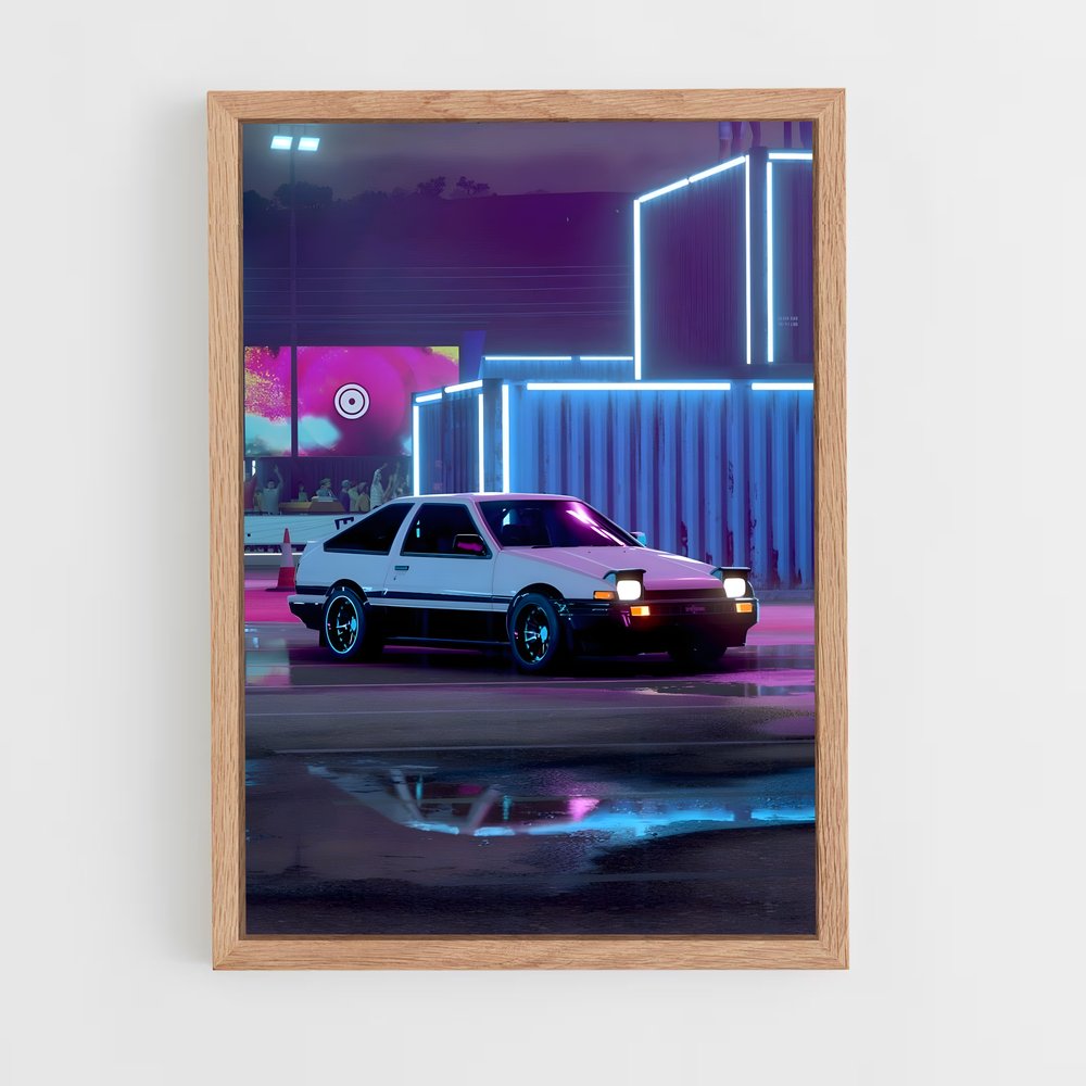 Poster Corolla ae magnifique – affiche Toyota (vue 4)